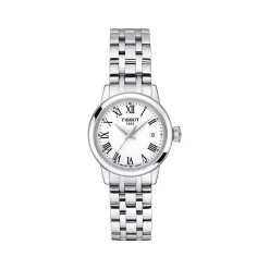 Montre TISSOT T-CLASSIC DREAM femme cadran blanc bracelet acier inoxydable