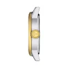 Montre TISSOT T-CLASSIC DREAM femme cadran gris bracelet acier inoxydable bicolore doré