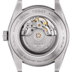 Montre TISSOT T-CLASSIC GENTLEMAN homme automatique cadran vert bracelet acier inoxydable