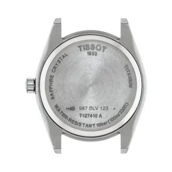 Montre TISSOT T-CLASSIC GENTLEMAN homme cadran bleu bracelet titane