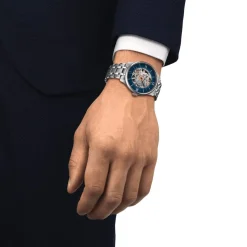 Montre TISSOT T-classic homme automatique, bracelet acier