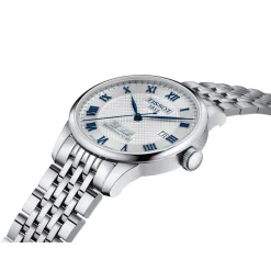 Montre TISSOT T-CLASSIC LE LOCLE 20TH ANNIVERSARY POWERMATIC 80 homme automatique, cadran gris bracelet acier inoxydable