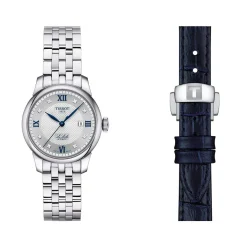 Montre TISSOT T-CLASSIC LE LOCLE 20TH ANNIVERSARY femme automatique, cadran gis bracelet acier inoxydable