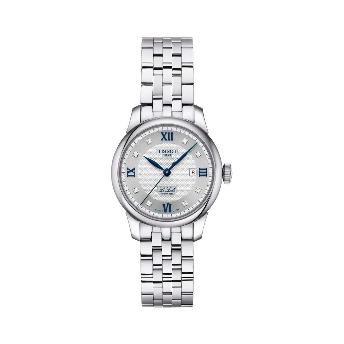 Montre TISSOT T-CLASSIC LE LOCLE 20TH ANNIVERSARY femme automatique, cadran gis bracelet acier inoxydable