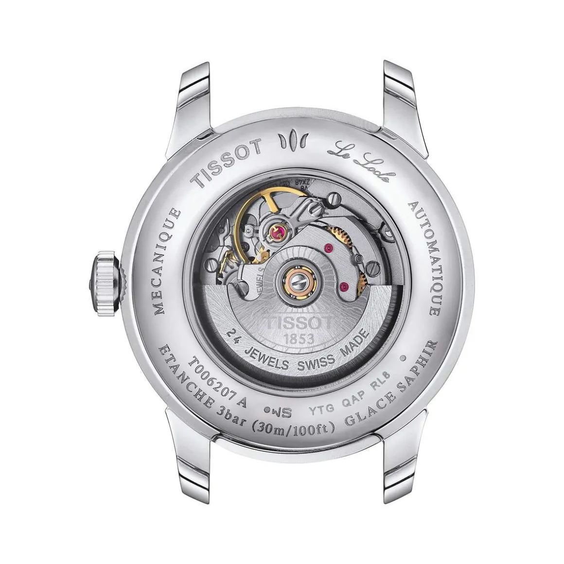 Montre TISSOT T-CLASSIC LE LOCLE 20TH ANNIVERSARY femme automatique, cadran gis bracelet acier inoxydable