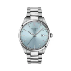 Montre TISSOT T-CLASSIC PR100 homme cadran bleu bracelet acier inoxydable