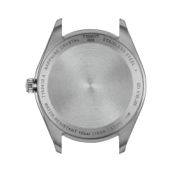 Montre TISSOT T-CLASSIC PR100 homme cadran noir bracelet cuir noir