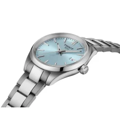 Montre TISSOT T-CLASSIC PR100 mixte cadran bleu bracelet acier inoxydable
