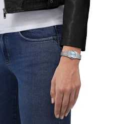 Montre TISSOT T-CLASSIC PRX femme cadran bleu bracelet acier inoxydable
