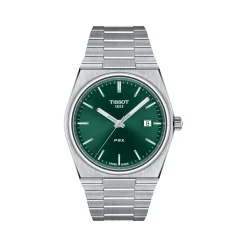 Montre TISSOT T-CLASSIC PRX homme cadran vert bracelet acier inoxydable
