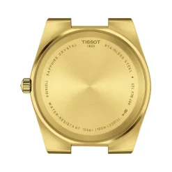 Montre TISSOT T-CLASSIC PRX homme cadran champagne bracelet PVD doré