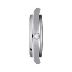 Montre TISSOT T-CLASSIC PRX 40 homme cadran vert bracelet acier gris