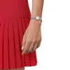 Montre TISSOT T-LADY LOVELY ROUND femme cadran gris bracelet acier inoxydable