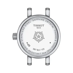 Montre TISSOT T-LADY LOVELY ROUND femme cadran gris bracelet acier inoxydable