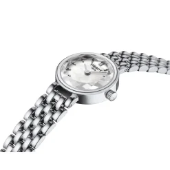 Montre TISSOT T-LADY LOVELY ROUND femme cadran gris bracelet acier inoxydable
