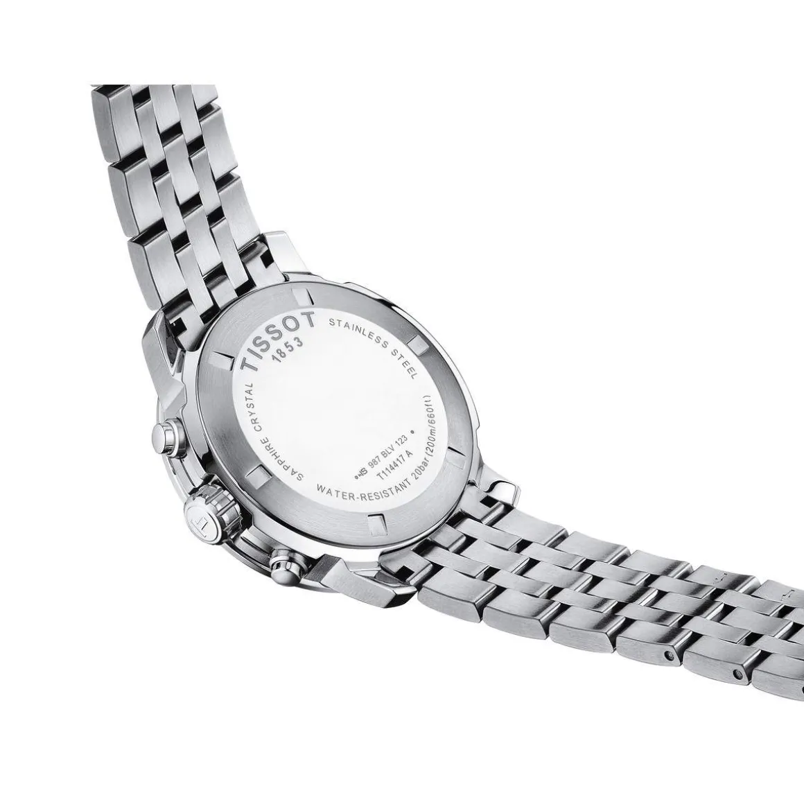 Montre TISSOT T-SPORT PRC 200 homme cadran noir bracelet acier inoxydable