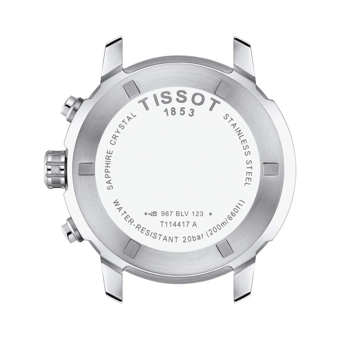 Montre TISSOT T-SPORT PRC 200 homme cadran noir bracelet acier inoxydable