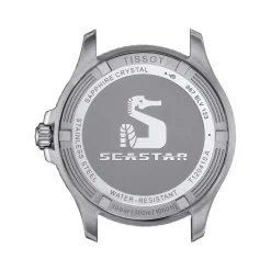 Montre TISSOT T-SPORT SEASTAR 1000 mixte cadran noir bracelet acier inoxydable