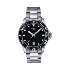 Montre TISSOT T-SPORT SEASTAR 1000 mixte cadran noir bracelet acier inoxydable