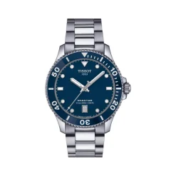 Montre TISSOT T-SPORT SEASTAR 1000 mixte cadran bleu bracelet acier inoxydable