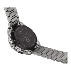 Montre TISSOT T-TOUCH CONNECT SOLAR homme cadran noir bracelet titane