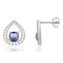 Parure argent 925 zirconias