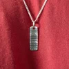 Pendentif argent 925 martelé