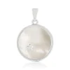 Pendentif argent 925 nacres étoile