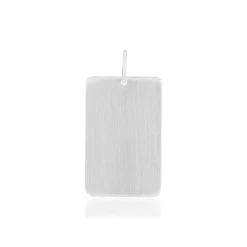 Pendentif argent 925 plaque