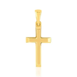 Pendentif croix or 375 jaune