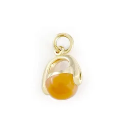 Pendentif d'occasion or 750 jaune pierre de lune