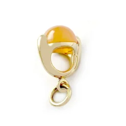 Pendentif d'occasion or 750 jaune pierre de lune
