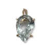Pendentif d'occasion or 750 jaune topaze sky blue