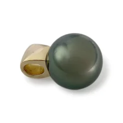 Pendentif d'occasion or 750 jaune perlede tahiti