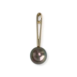 Pendentif d'occasion or 750 jaune perlede tahiti