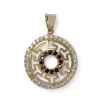Pendentif d'occasion or 750 jaunezirconias