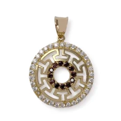 Pendentif d'occasion or 750 jaunezirconias