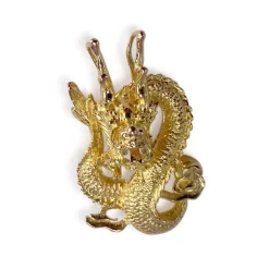Pendentif d'occasion or 750 jaune dragon