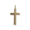 Pendentif d'occasion or 750 jaune croix