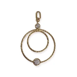 Pendentif d'occasion or 750 jaunezirconias