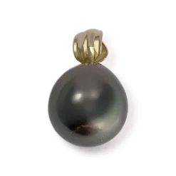 Pendentif d'occasion or 750 jaune perle de tahiti