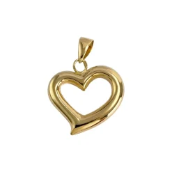 Pendentif d'occasion or 750 jaune coeur