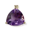 Pendentif d'occasion or 750 jaune améthyste