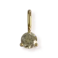 Pendentif d'occasion or 750 jaune diamant jaune