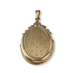 Pendentif d'occasion or 750 jaune perle de culture