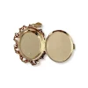 Pendentif d'occasion or 750 rose rubis, perle de culture