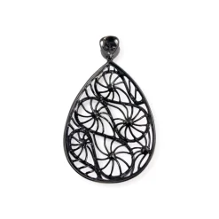 Pendentif d'occasion  or 750 2 tons diamants