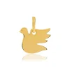 Pendentif or jaune 375 colombe