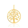 Pendentif or 375 jaune, motif arbre de vie.