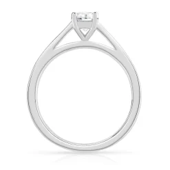 Solitaire argent 925 zirconia